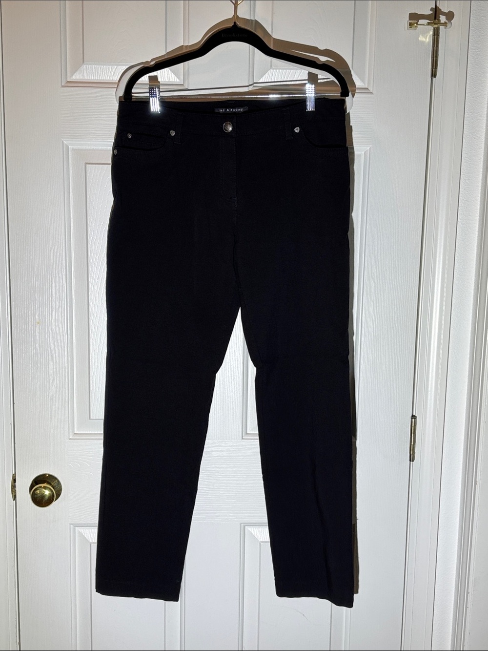 Zac & Rachel Black Straight-Leg Women's Jeans